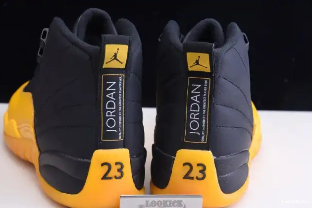 One Kick Gold 130690-070 Retro Black University Air 12 Jordan 0609